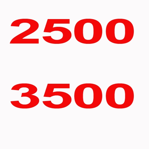 2500 3500 