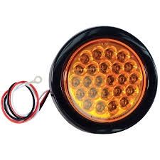 ROUND TAIL LIGHT AMBER