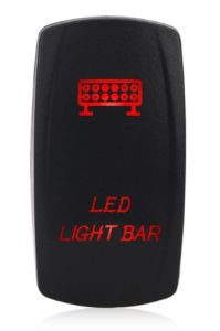 LED LIGHT BAR RED SWITCH