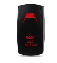 roof led light switch red